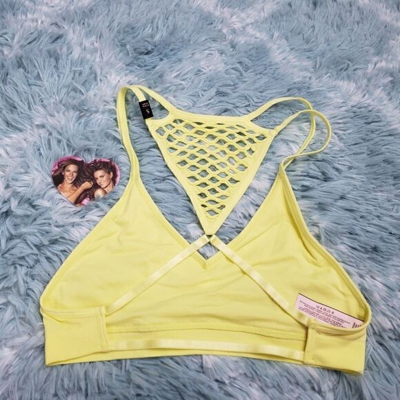 VS Fisnet Racerback Seamless Bralette Top Small - Picture 4 of 5